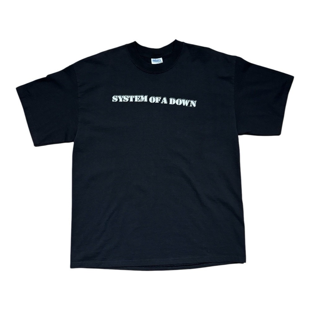 2002 XL System of a Down Chop Suey Band T-Shirt Mint Vintage 23x29.5 Merch Tour